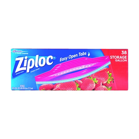 Ziploc Ziploc 1 gal Clear Food Storage Bag 38 pk 320